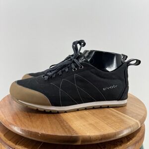 Evolv Cruzer Psyche‎ Climbing Approach Shoes Black Canvas Women's Size 8